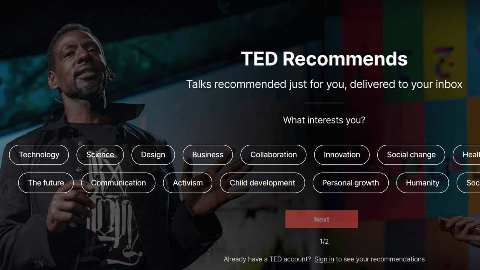 Ted website