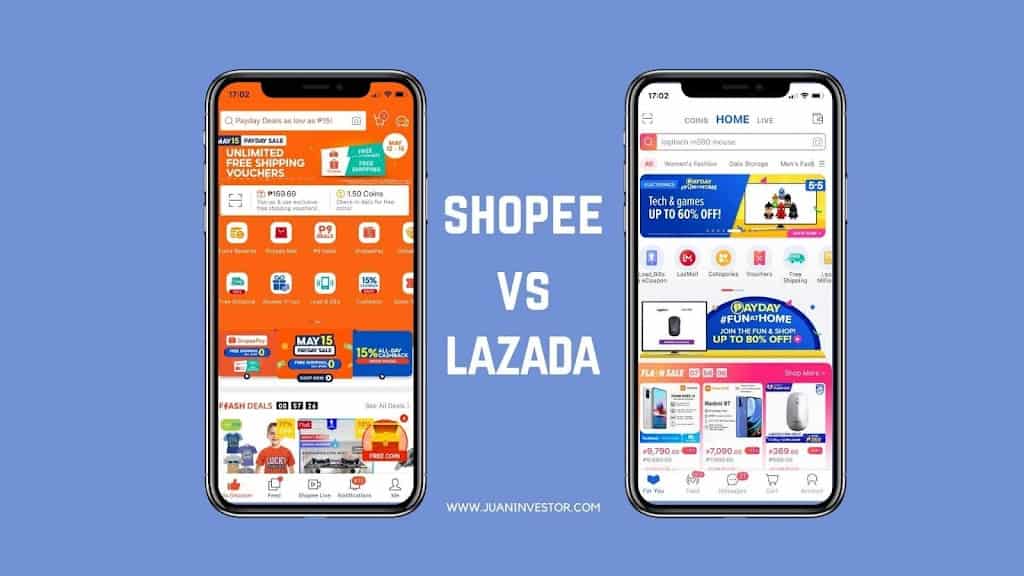 Shopee vs Lazada's User Interface