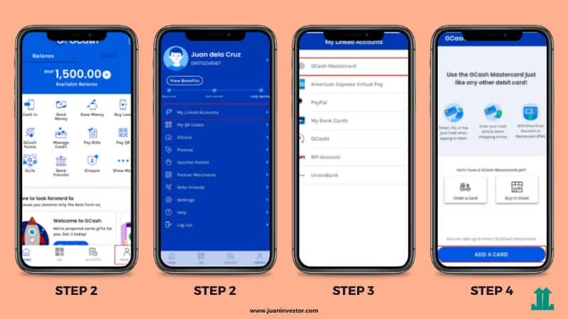 Steps to Link GCash Card to GCash Account