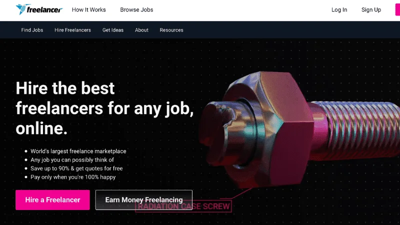 Freelancer Homepage