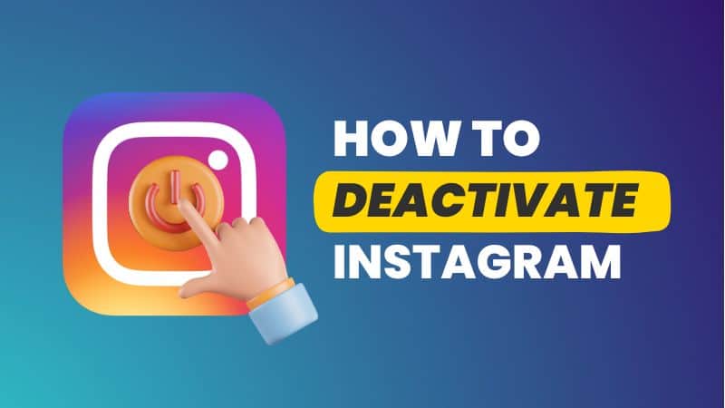 How to Deactivate Instagram Account