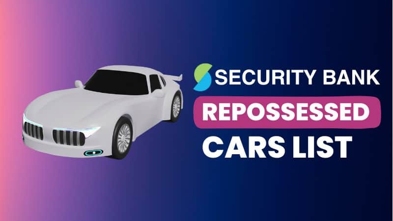 Security Bank Repossessed Cars List