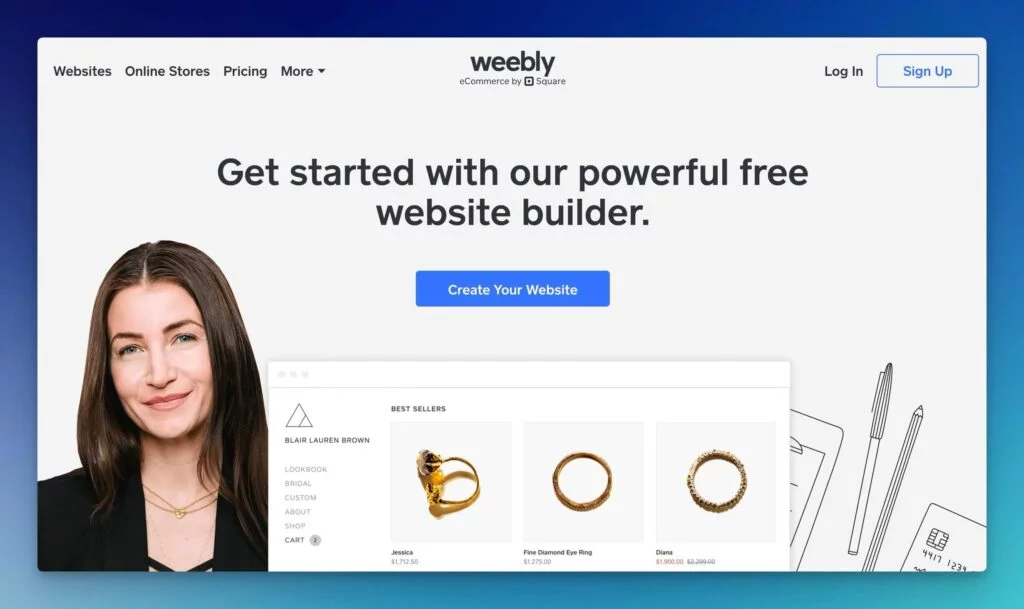 Square online website