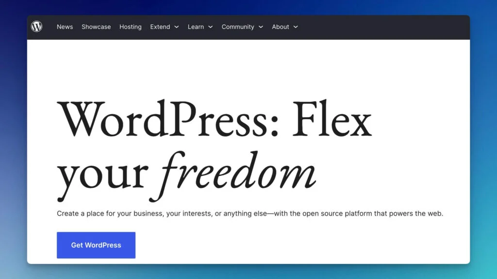 WordPress website