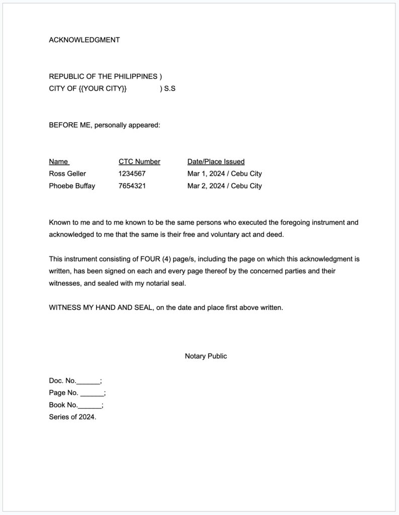 Contract of Lease sample (page 4)