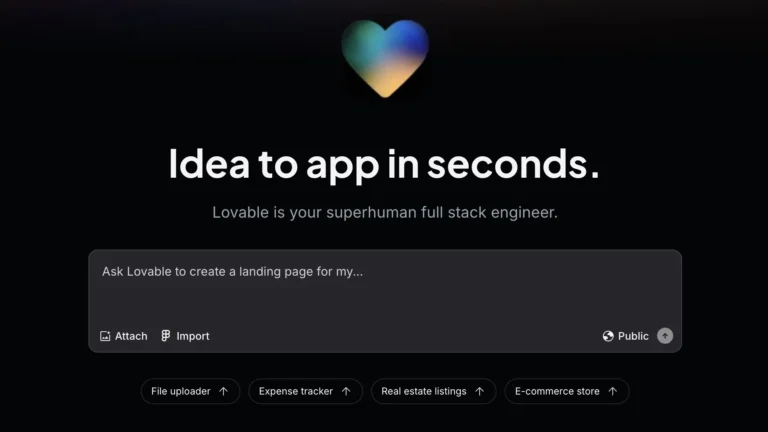 how to create web apps using lovable.dev