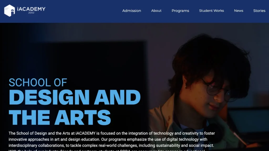 iAcademy website