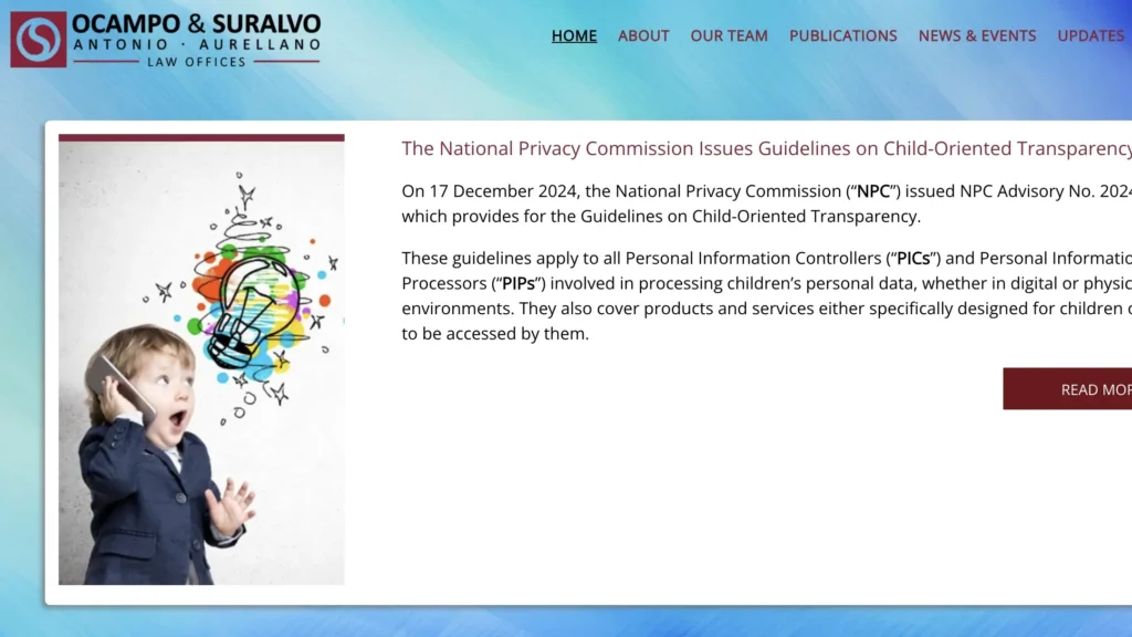 ocampo and suralvo law website