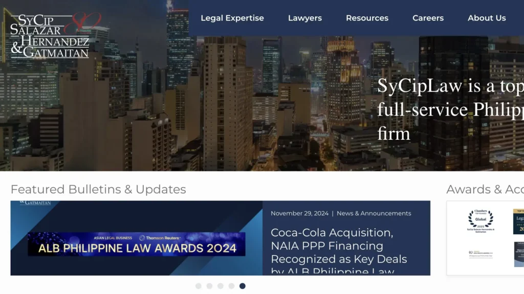 syciplaw website