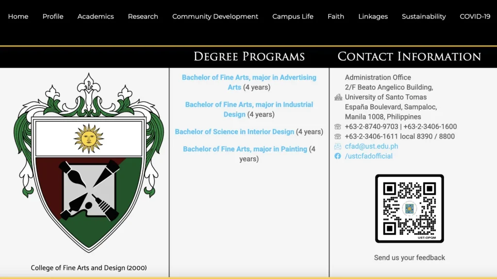 UST website