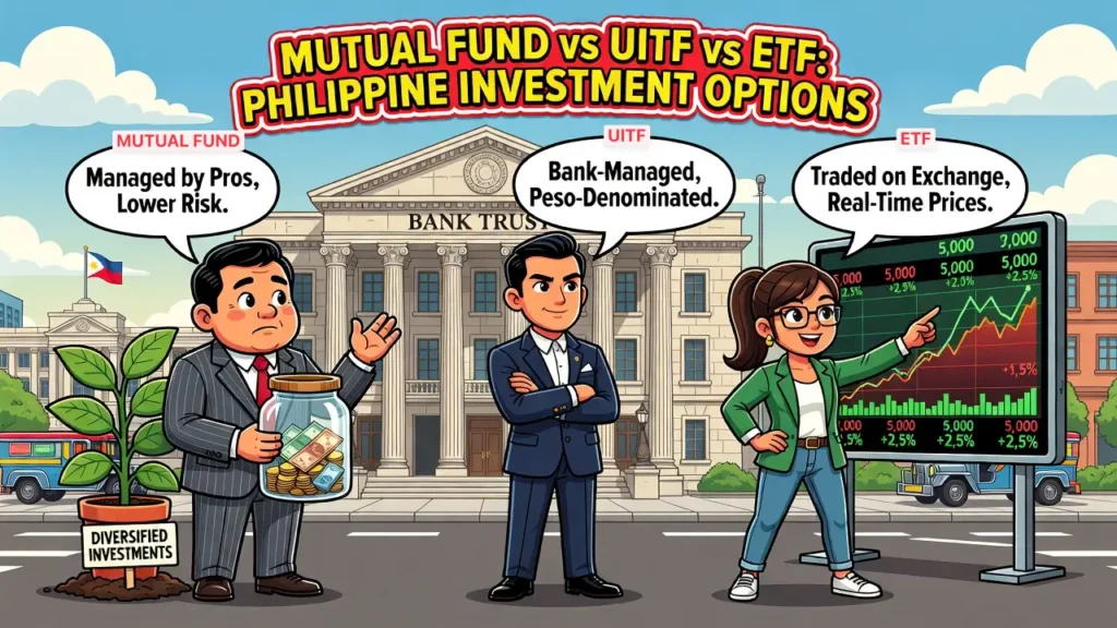 Mutual Fund vs UITF vs ETF